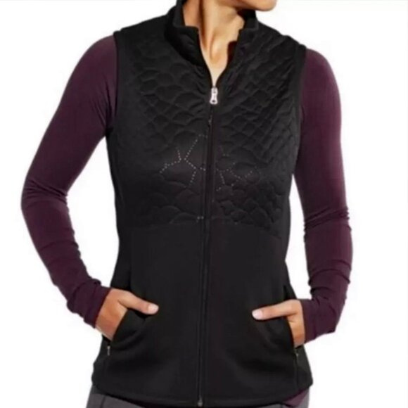 Calia Caviar Quilted Scuba Vest - Picture 1 of 9